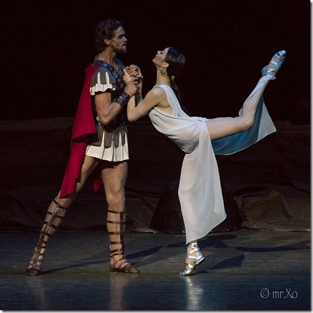 Виктория Брилева танцует Фригию в балете "Спартак"